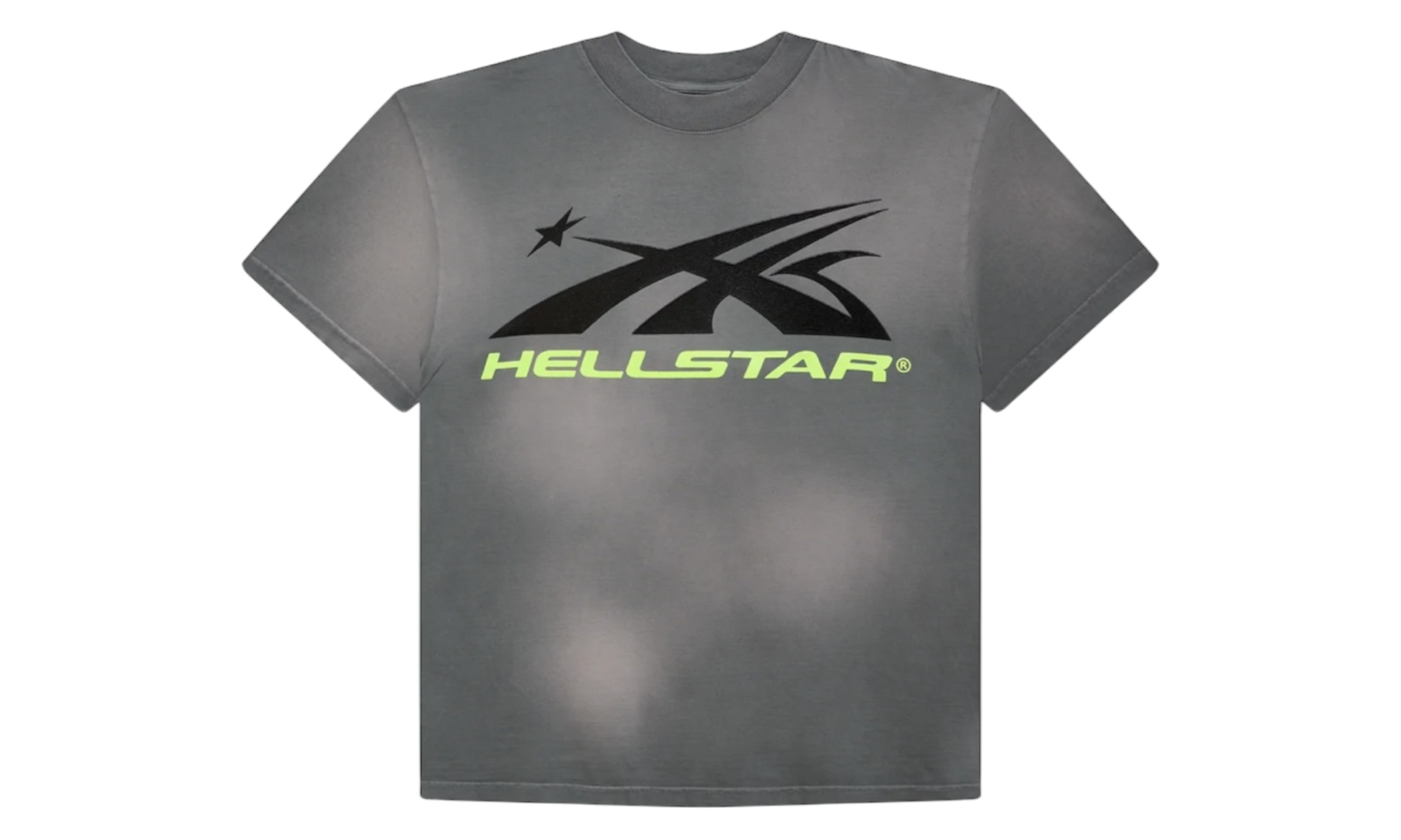 Hellstar Sports Core Logo Gel Grey/Green T-Shirt