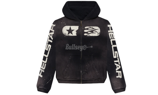 Hellstar Studios Black Zip-Up Hoodie-Bullseye Sneaker Boutique