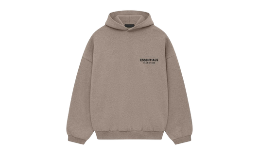 Fear Of God Essentials Core Logo Heather Grey Hoodie