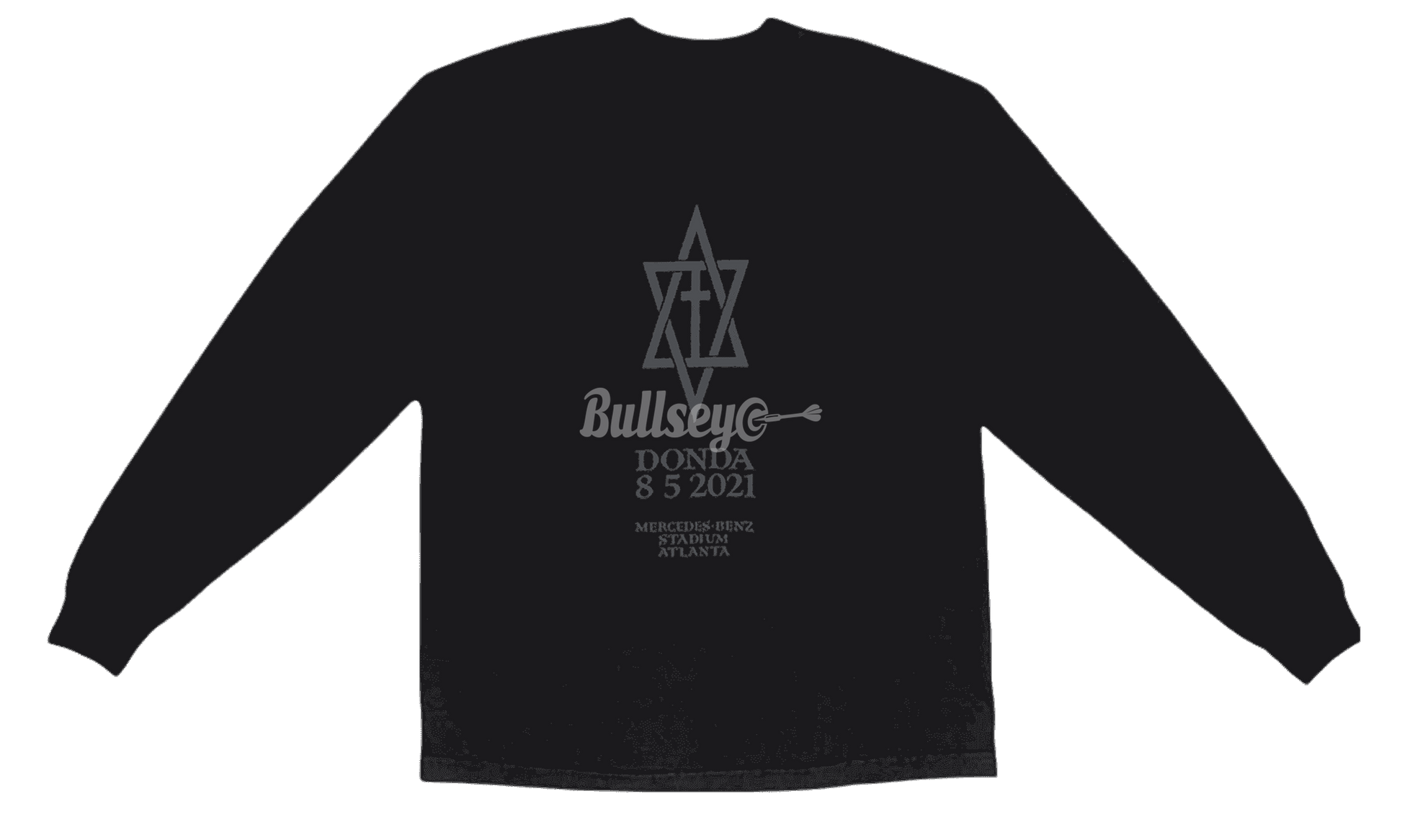 Kanye West Donda Listening Event Black Longsleeve T-Shirt-Bullseye Sneaker Boutique