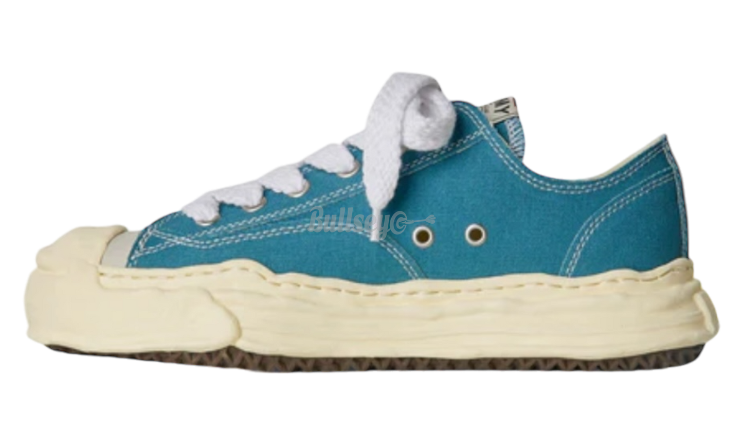 Maison Mihara Yasuhiro Hank Blue Vintage Sole Canvas Low-Bullseye Sneaker Boutique