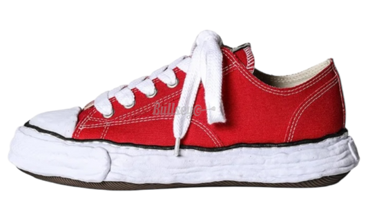 Maison Mihara Yasuhiro Peterson 23 OG Sole Red Canvas Low-Bullseye Sneaker Boutique