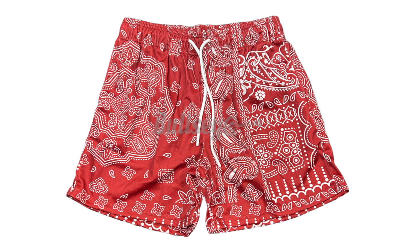 Mr.Remade Red Paisley Shorts