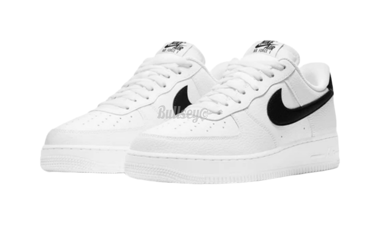 Nike Air Force 1 Low '07 "White Black Pebbled Leather"