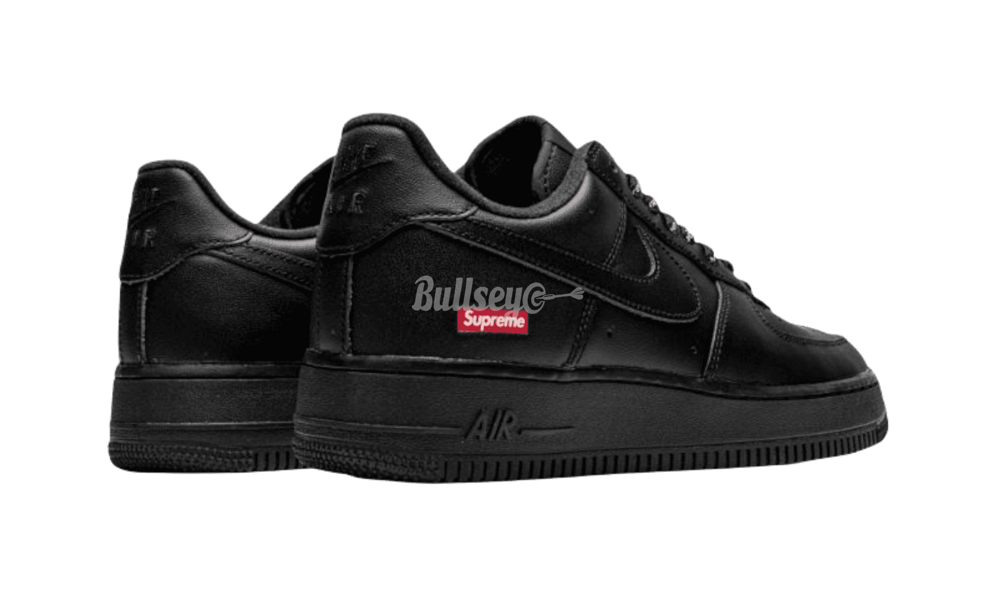 Nike Air Force 1 "Supreme" Black - Bullseye Sneaker Boutique