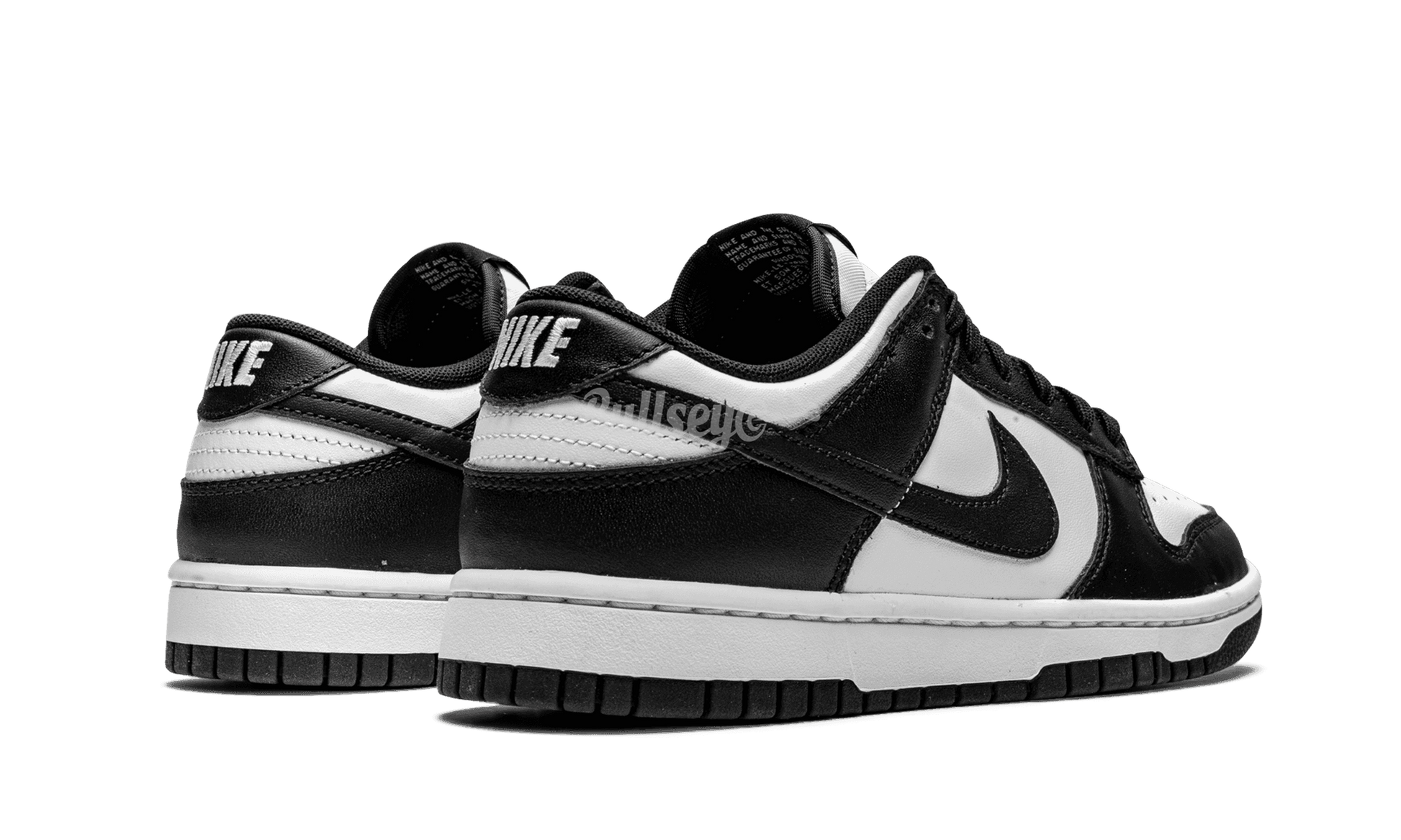 Nike Dunk Low Retro White Black Panda Back View