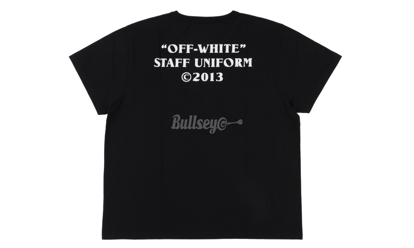 Off-White Staff Black T-Shirt-Bullseye Sneaker Boutique