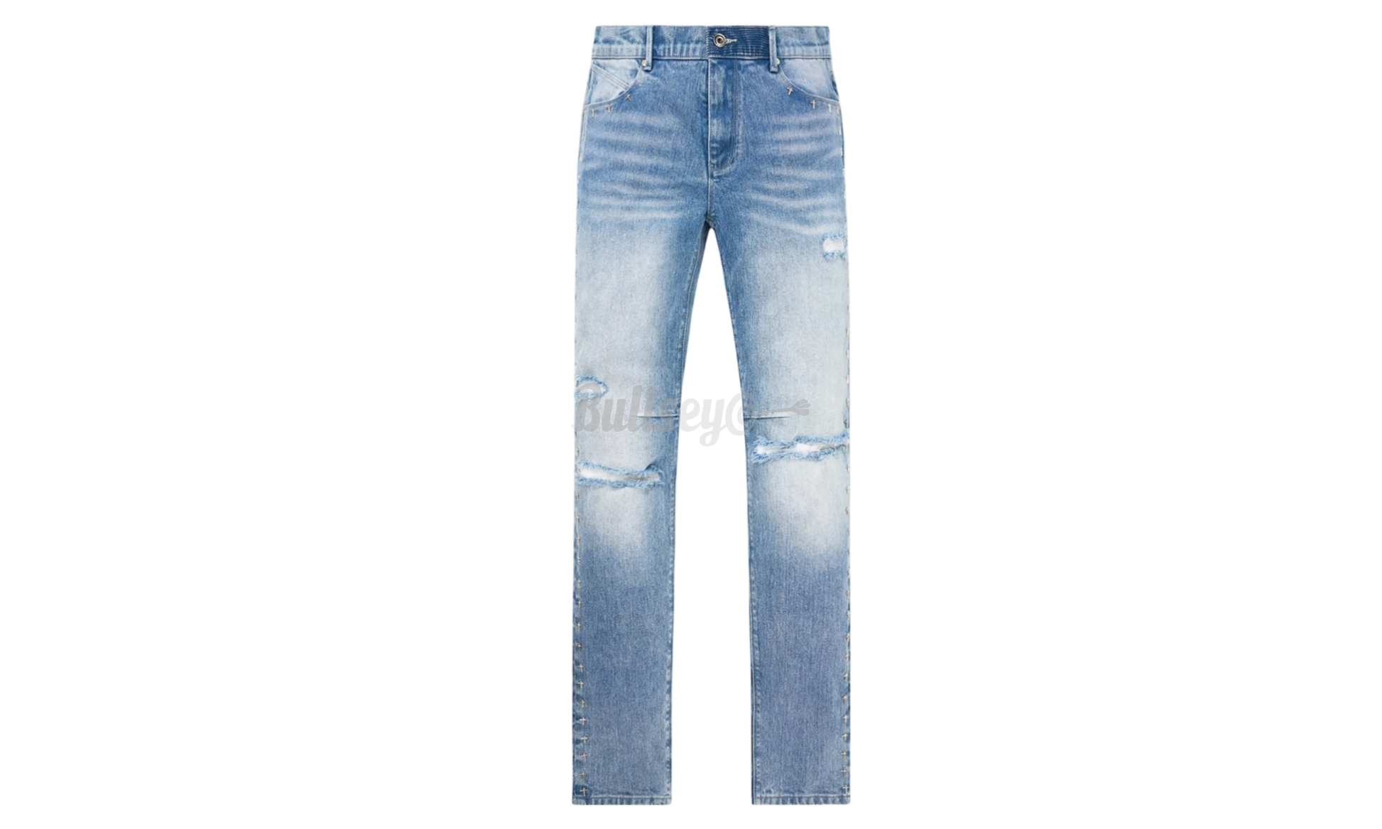 RTA Light Wash Cross Bryant Skinny Jean-Bullseye Sneaker Boutique