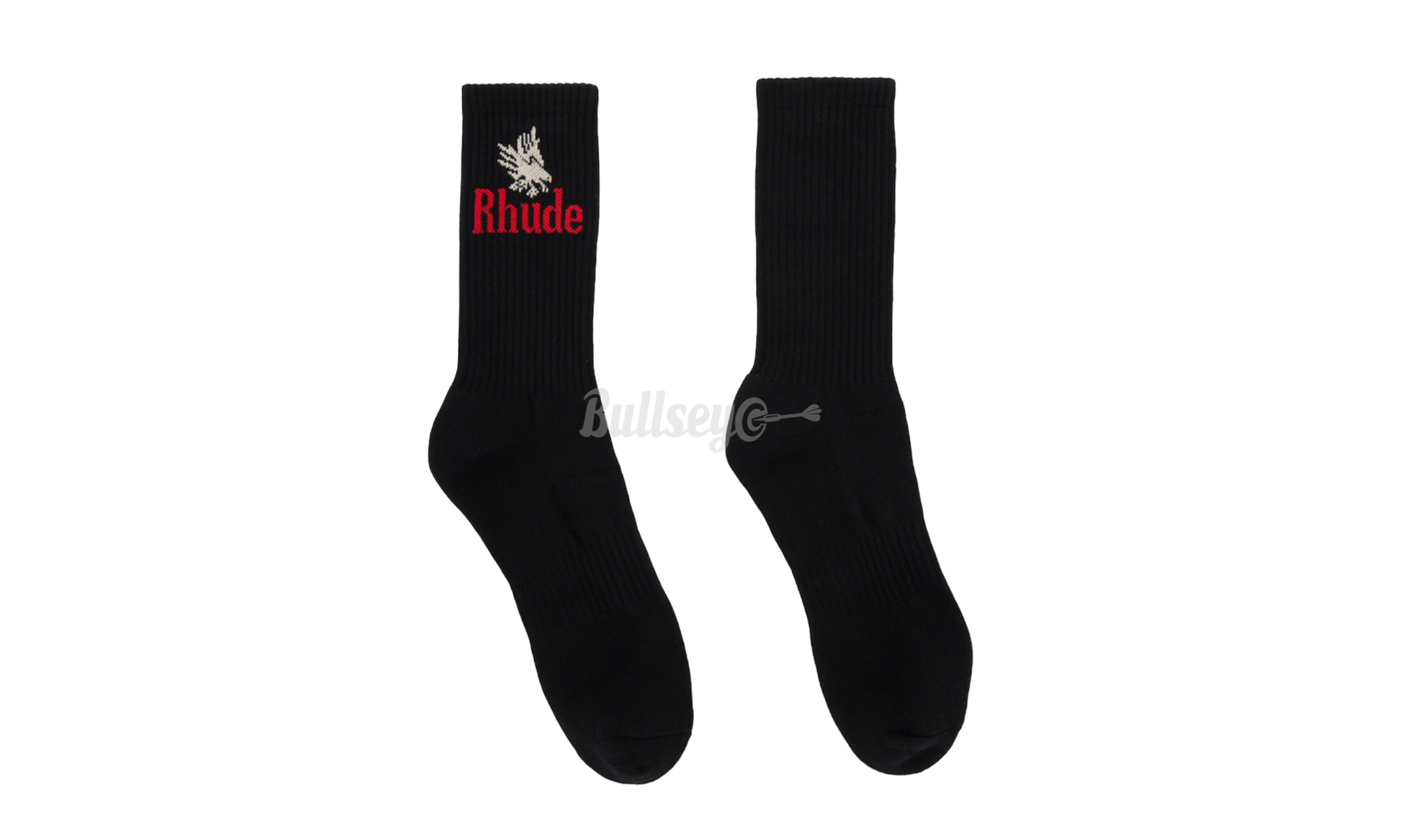 Rhude Eagle Black Socks-Bullseye Sneaker Boutique