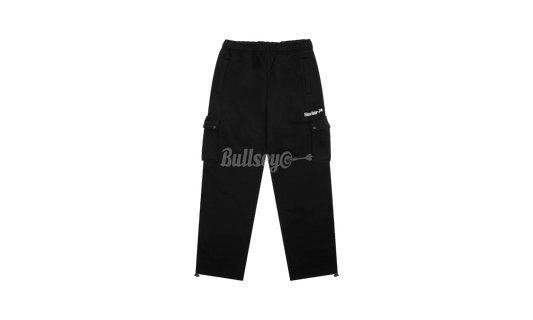 Sinclair Texture "Black" Cargo Sweatpants-Bullseye Sneaker Boutique
