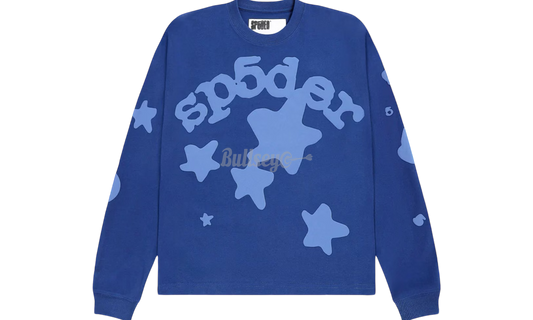 Spider Beluga Blue Longsleeve T-Shirt-Bullseye Sneaker Boutique