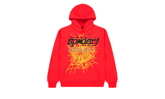 Spider P*NK V2 Red Hoodie-Bullseye Sneaker Boutique