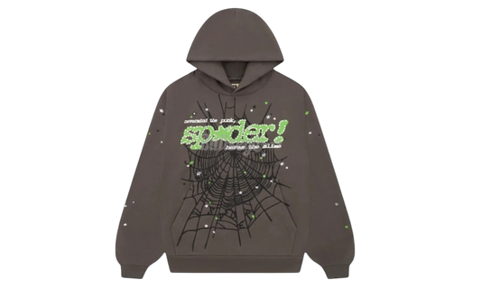 Spider Punk V2 Slate Grey Hoodie-Bullseye Sneaker Boutique