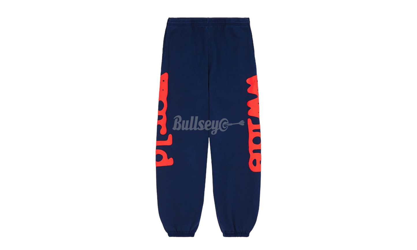 Spider Beluga Navy Sweatpants-Bullseye Sneaker Boutique