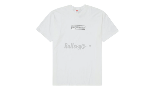 Supreme KAWS Chalk Logo White T-Shirt-Bullseye Sneaker Boutique