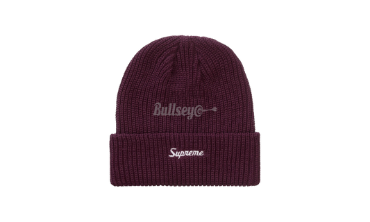 Supreme Loose Gauge Beanie "Burgundy"-Bullseye Sneaker Boutique