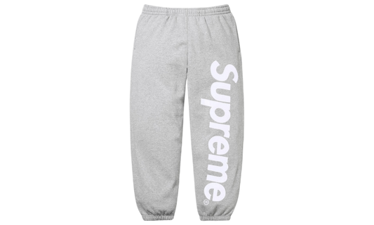 Supreme Satin Applique Grey Sweatpants