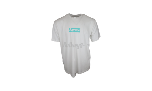 Supreme Tiffany & Co. Box Logo White T-Shirt-Bullseye Sneaker Boutique