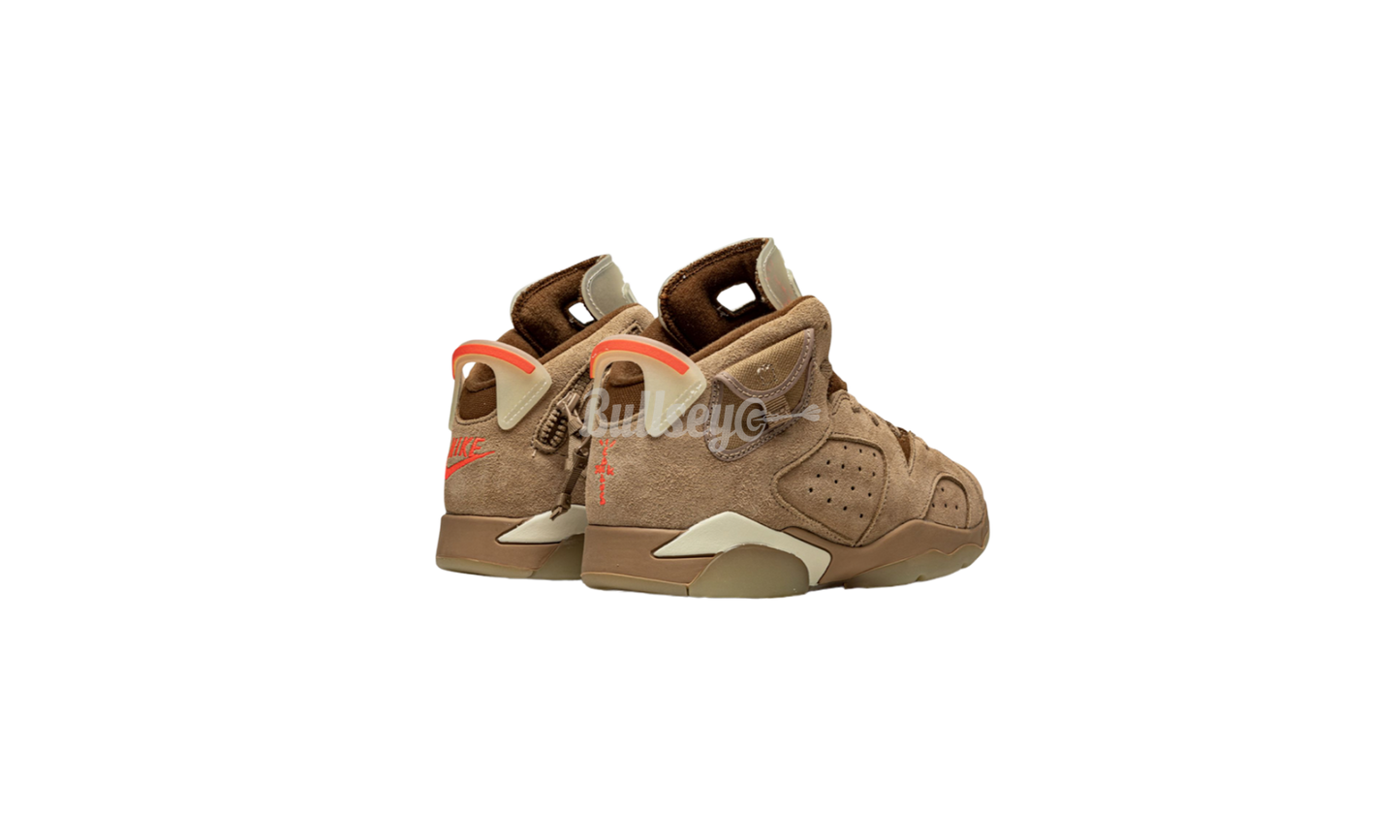 Travis Scott x Air Jordan 6 Retro "British Khaki" Pre-School