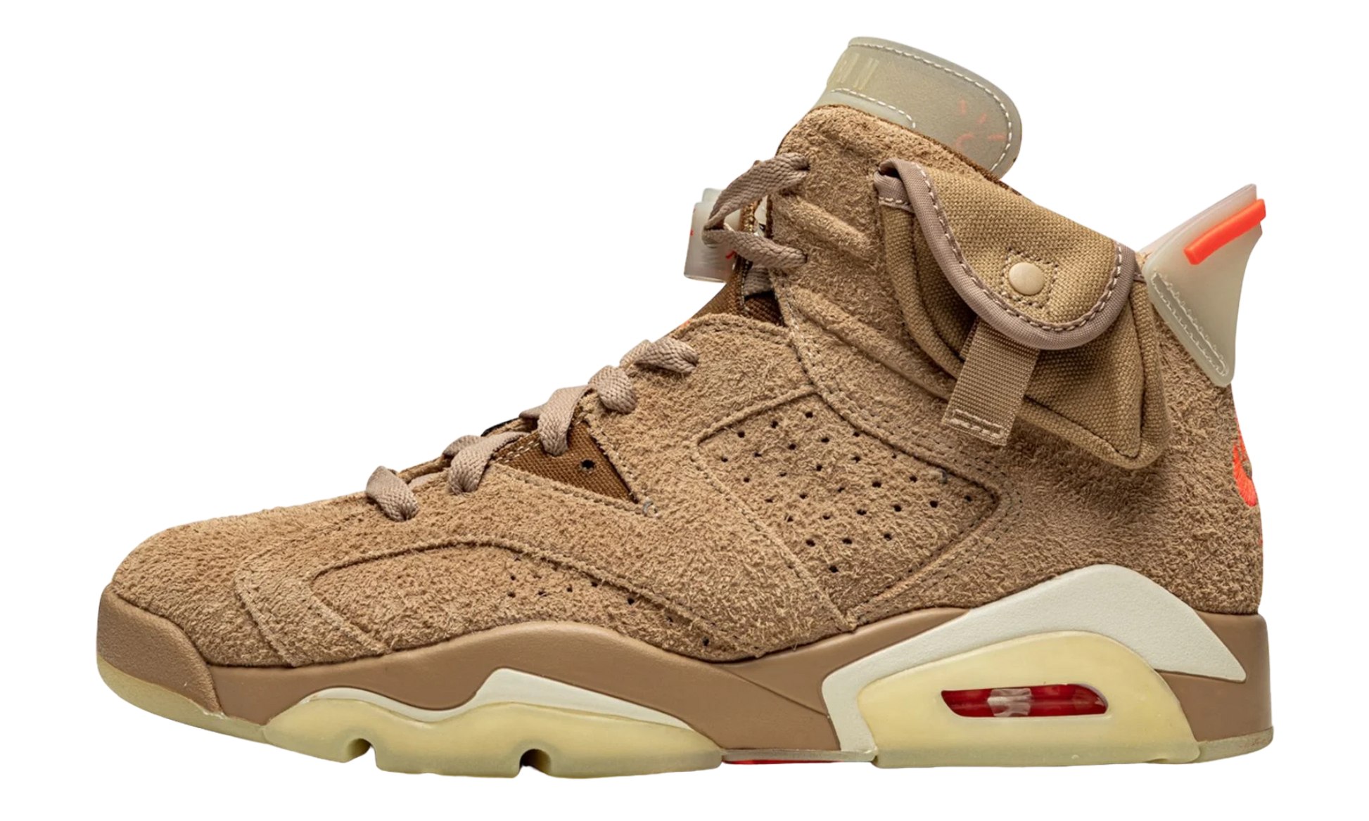 Travis Scott x Air Jordan 6 Retro "British Khaki"-Bullseye Sneaker Boutique