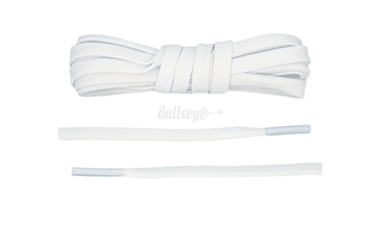 White Air Jordan Replacement Shoelaces-Bullseye Sneaker Boutique