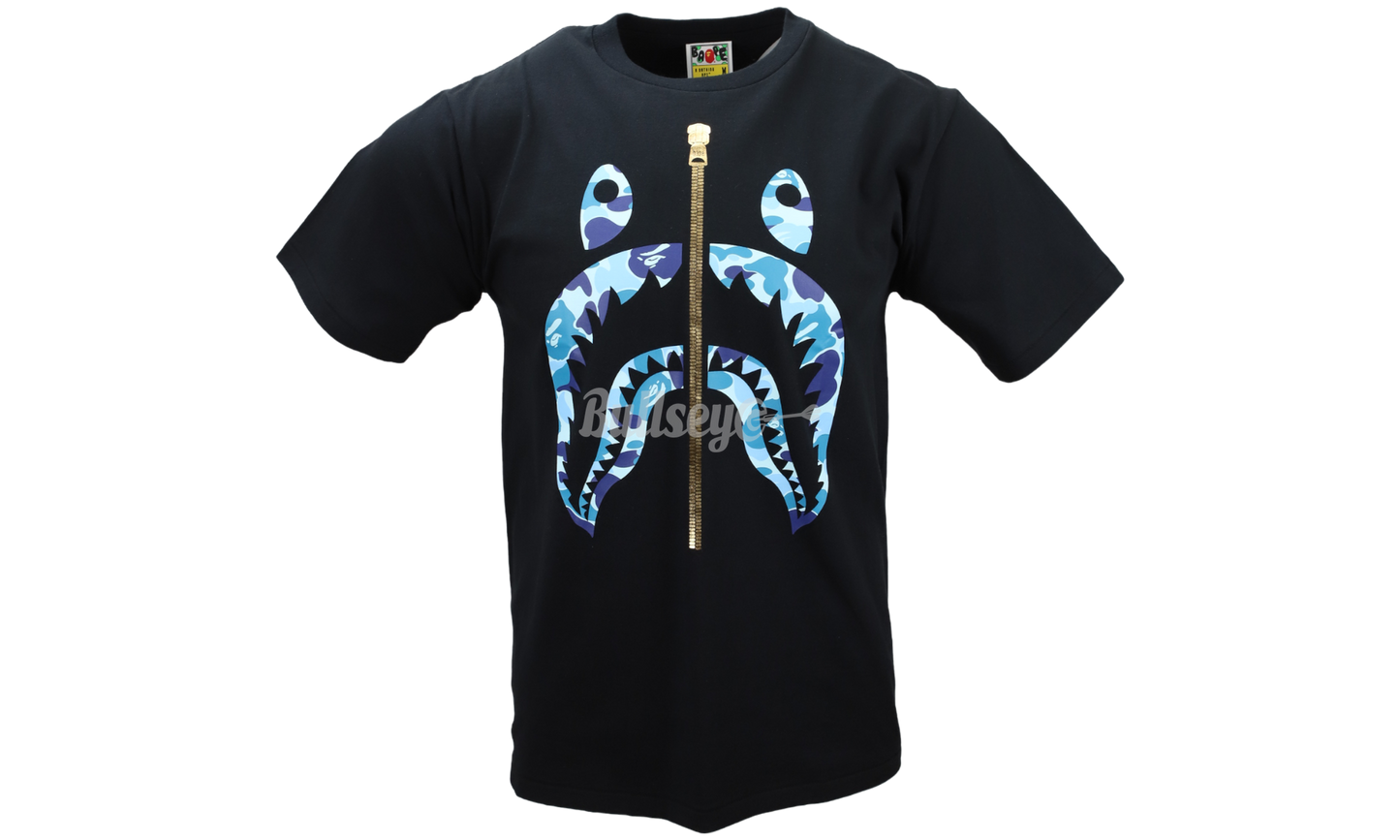 Bape ABC Black/Blue Camo Shark T-Shirt-Bullseye Sneaker Boutique