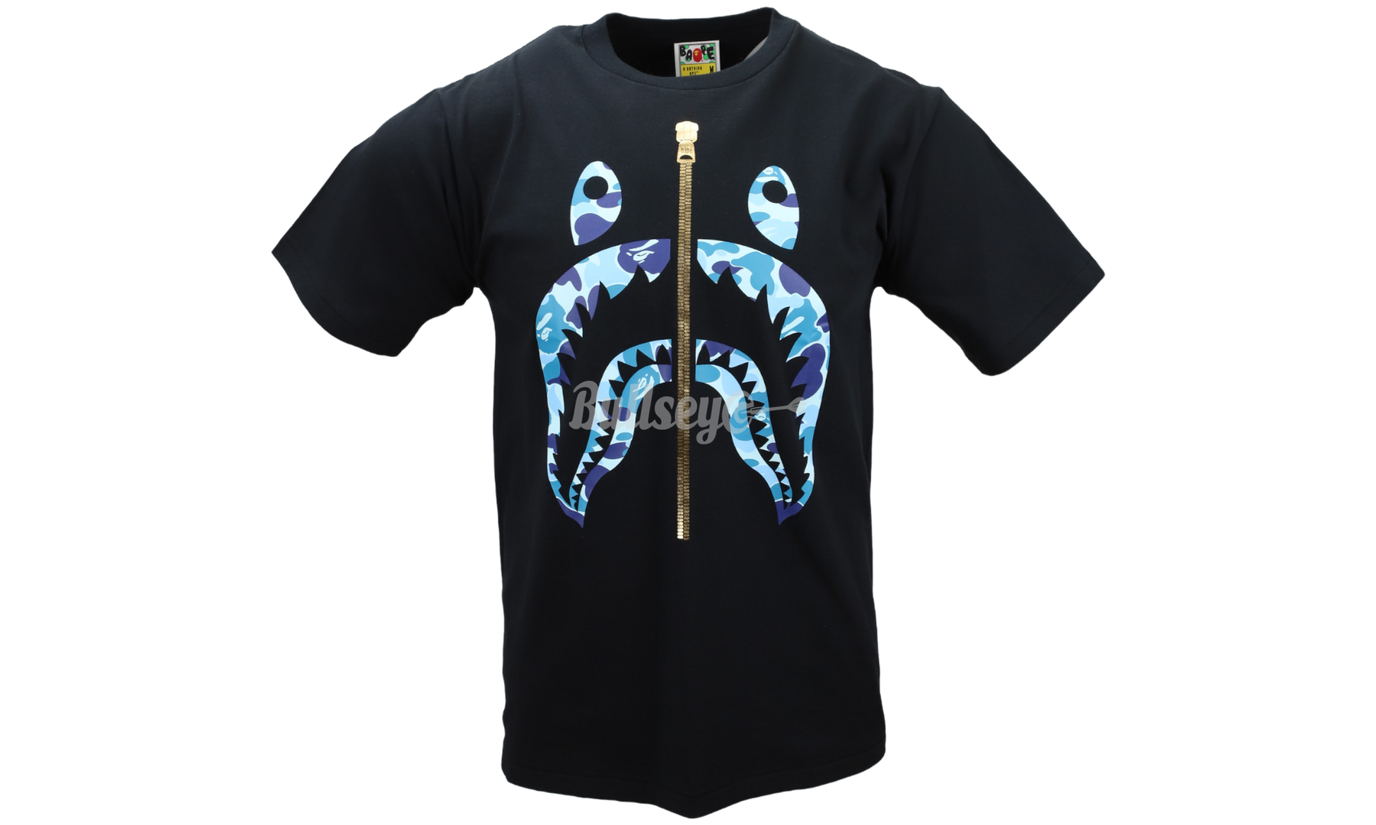 Bape ABC Black/Blue Camo Shark T-Shirt-Bullseye Sneaker Boutique