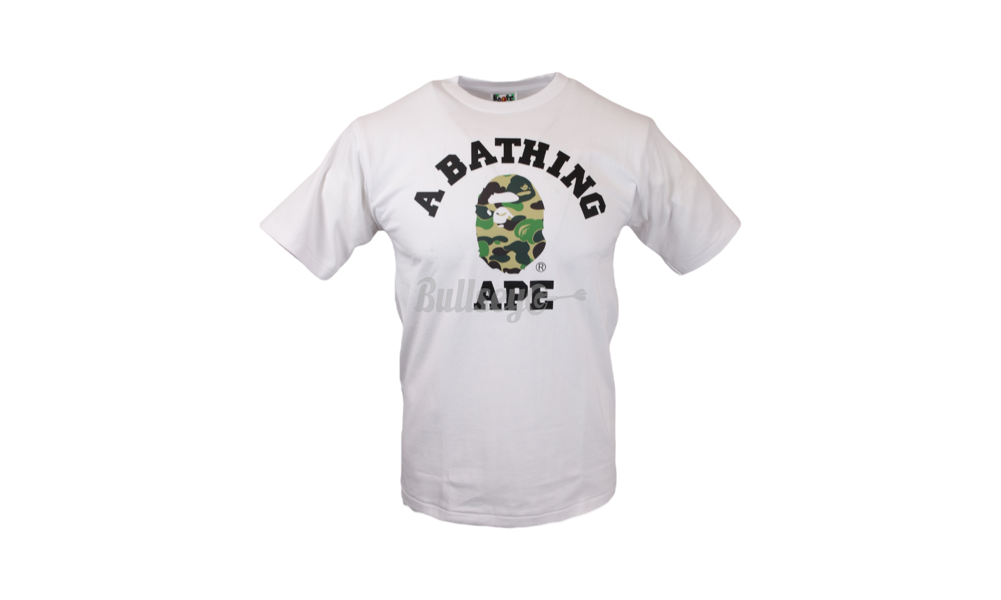 Bape ABC Green/White Camo College T-Shirt-Bullseye Sneaker Boutique