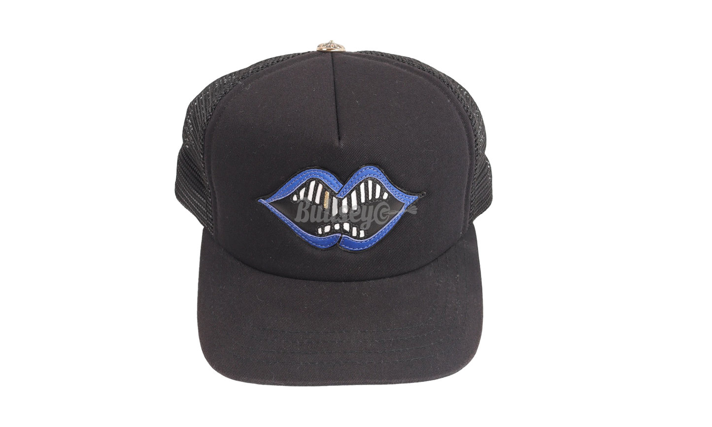 Chrome Hearts Matty Boy Blue Lips Trucker Hat