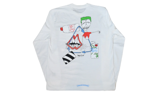 Chrome Hearts Matty Boy Retro Cycle Longsleeve T-shirt White-Bullseye Sneaker Boutique