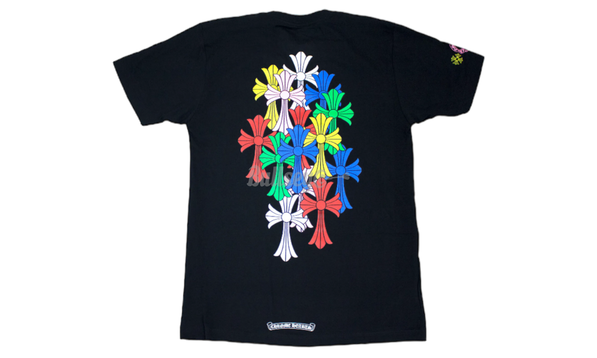 Chrome Hearts Multi Color Cross Cemetery Black T-Shirt-Bullseye Sneaker Boutique