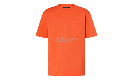 Louis Vuitton Half Damier Pocket Orange T-Shirt