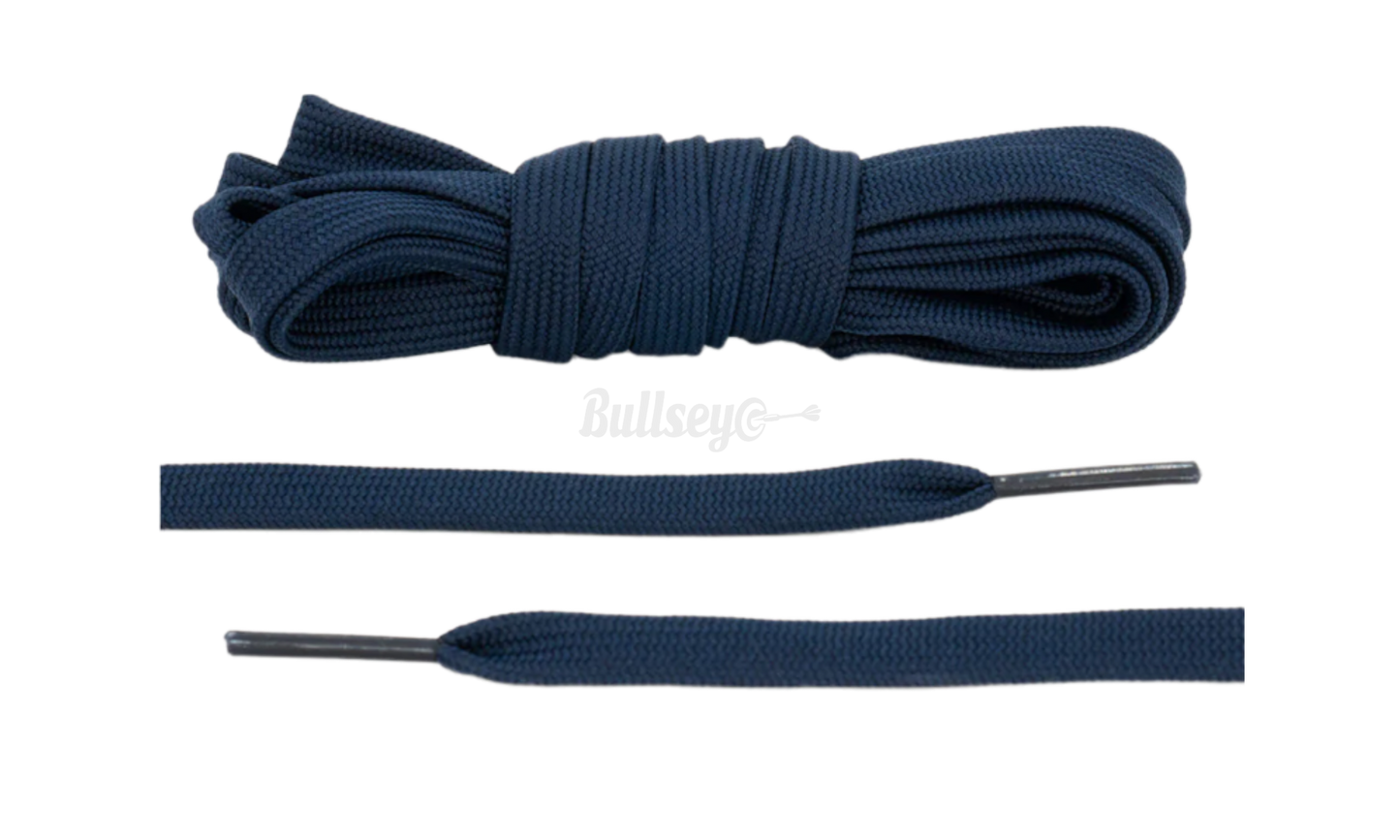 Navy Blue Nike Dunk Low Replacement Shoelaces-Bullseye Sneaker Boutique